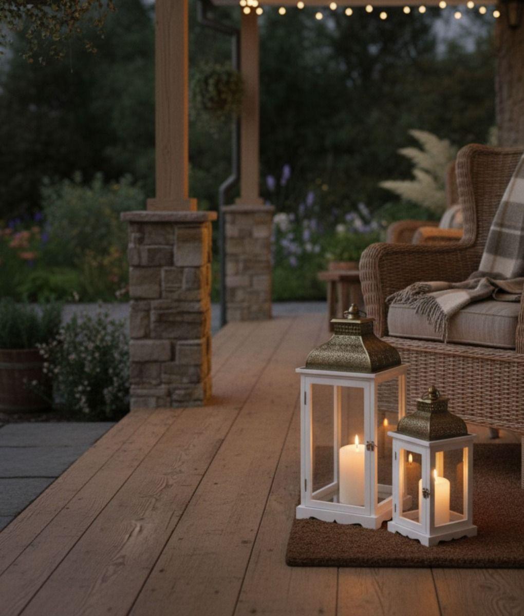 Set 2 Portavelas Decorativos Adorno Colgante Candelabros Jhn-6