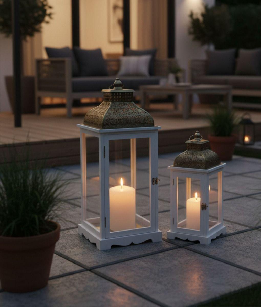 Set 2 Portavelas Decorativos Adorno Colgante Candelabros Jhn-7