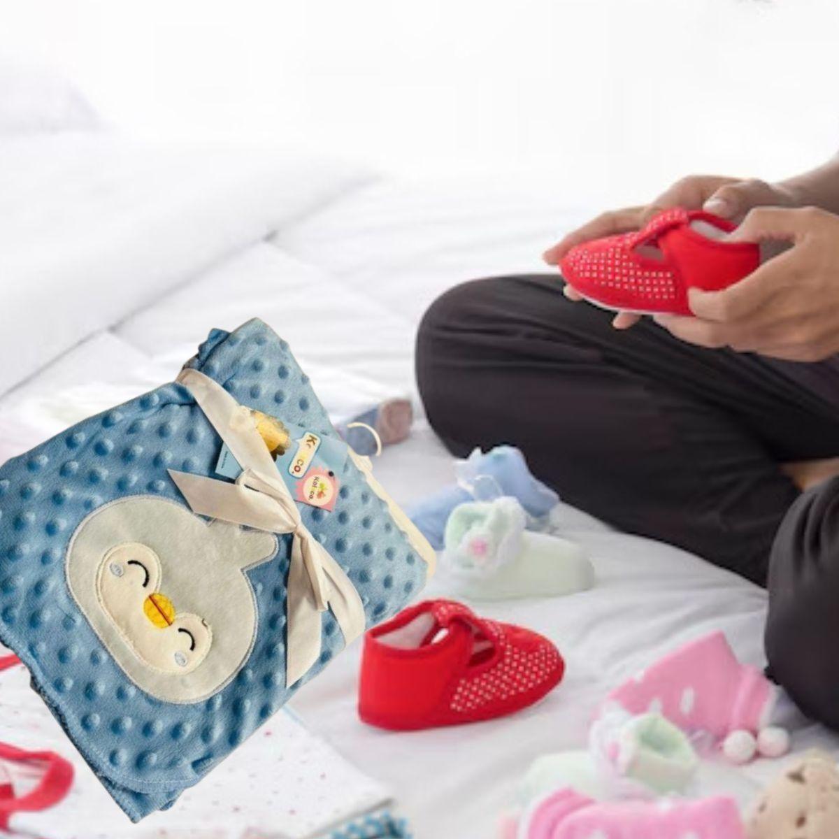 MANTA DE POLAR INFANTIL SUAVE ABRIGO PARA BEBE LAU-1