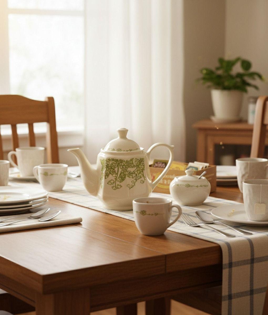 Tetera Floral Diseño Clásico Elegante Decoración Hogar Jhn-6