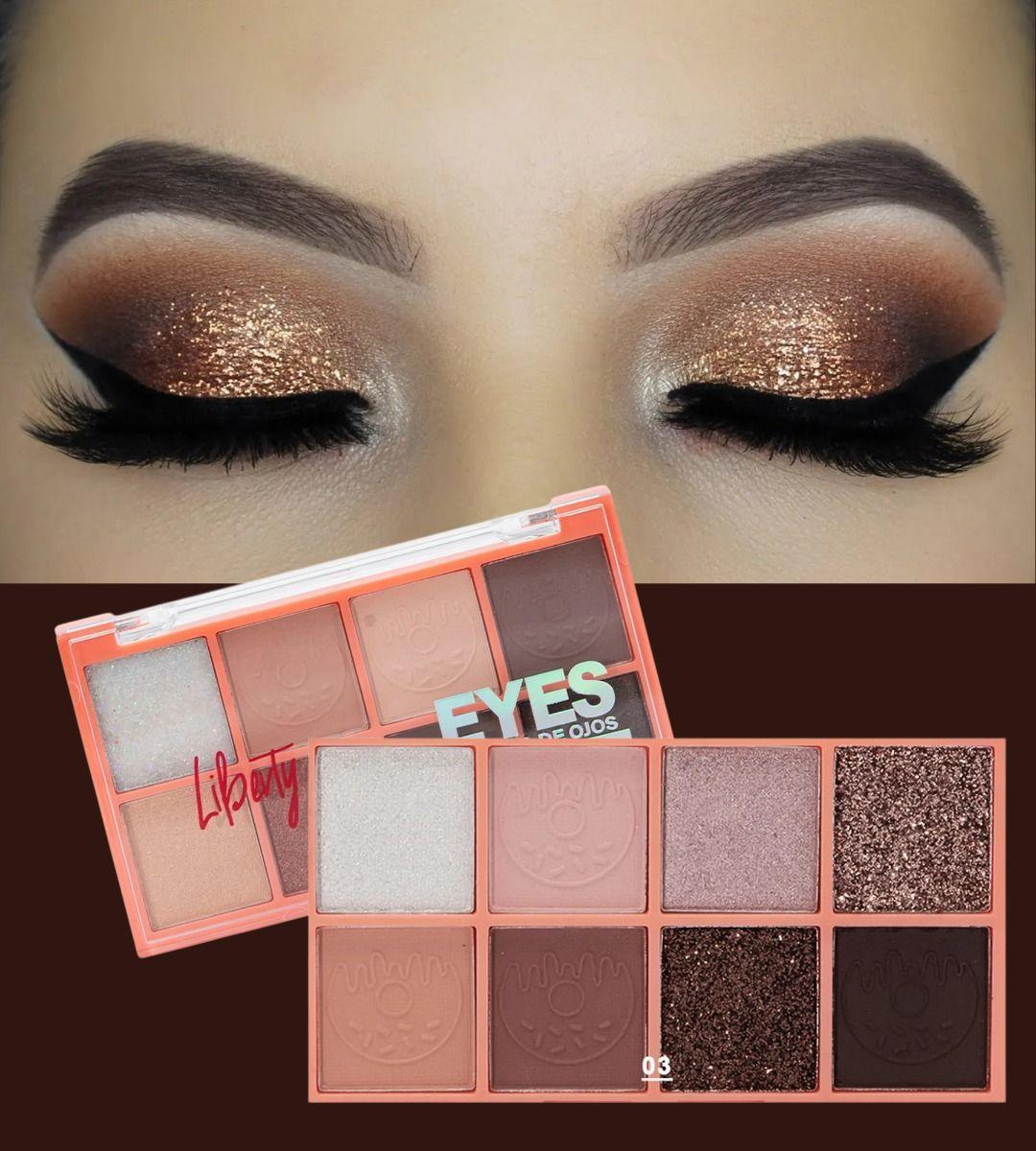 Set 3 Sombra Ojos Paleta Vibrante Duración Prolongada Jhn-4