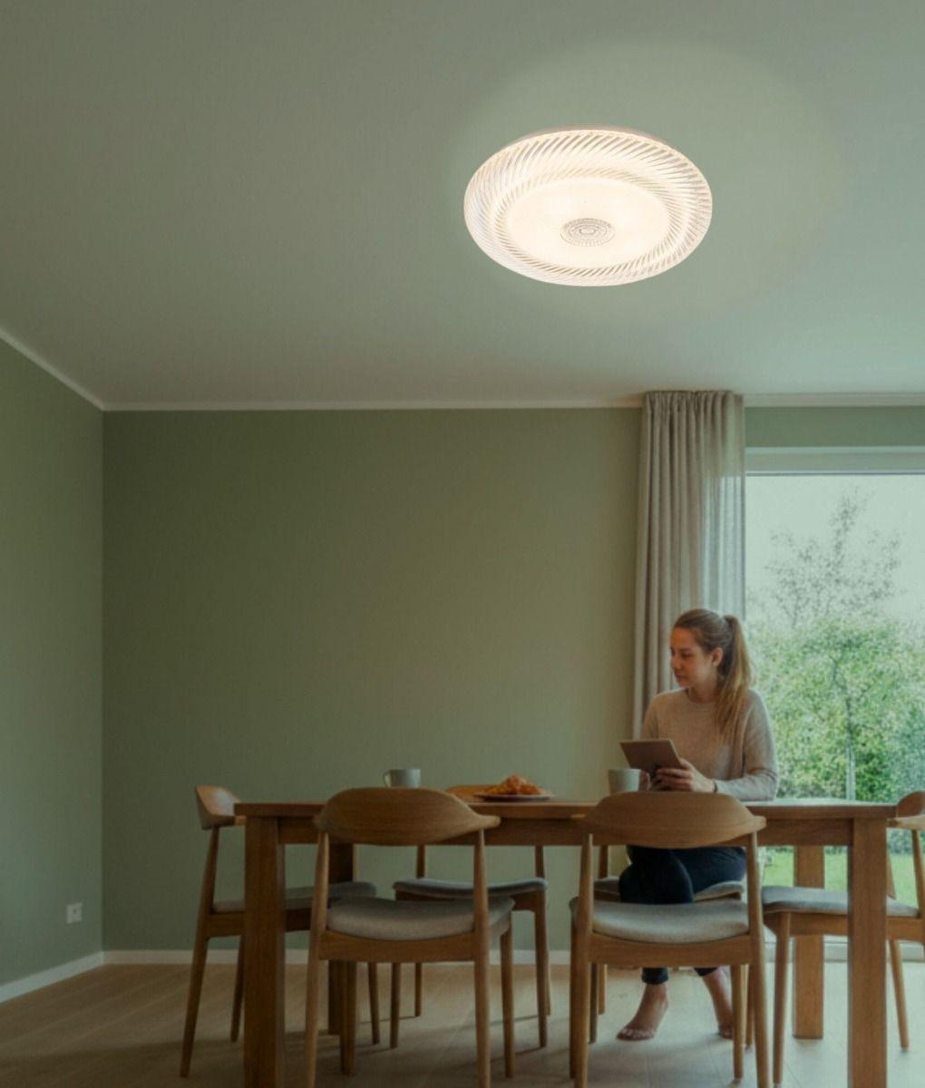 Lámpara Techo LED Elegancia Ciclónica Enfoque Central Jhn-2