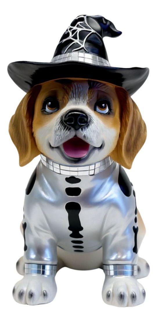 Figura Decorativa Perro Esqueleto Estatua Adorno Hogar Jhn-2