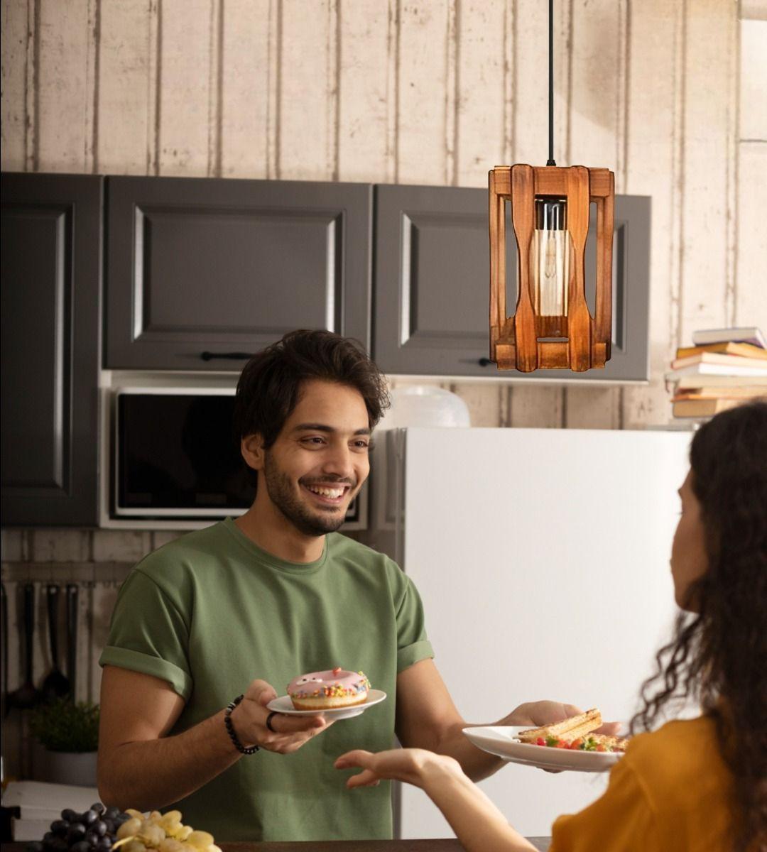 Lámpara Colgante Techo Vintage Rústica Decorativa Jhn-3