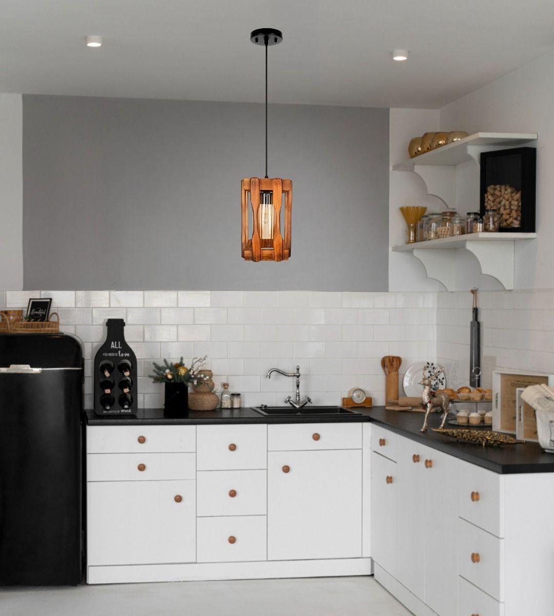 Lámpara Colgante Techo Vintage Rústica Decorativa Jhn-8