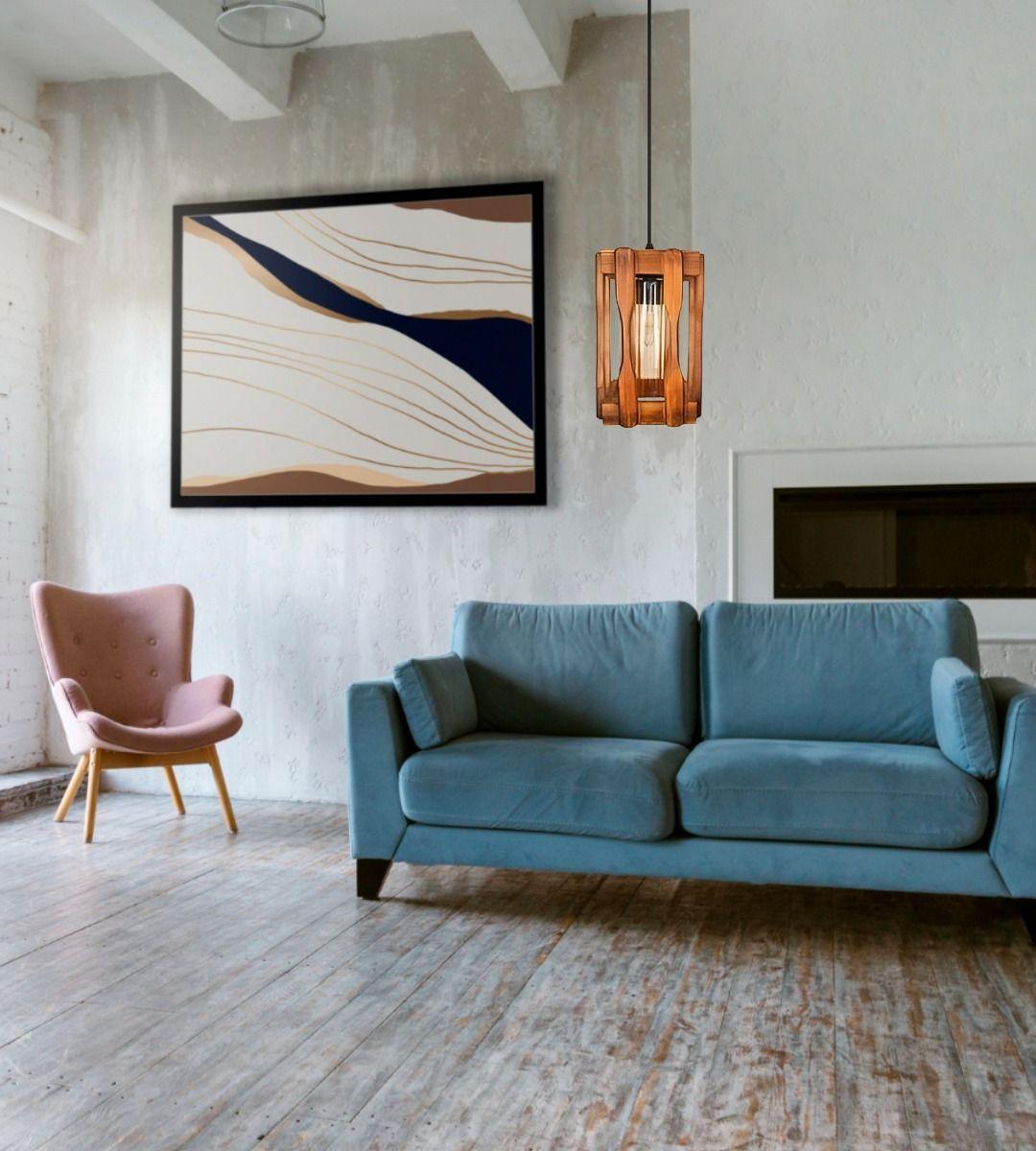 Lámpara Colgante Techo Vintage Rústica Decorativa Jhn-9