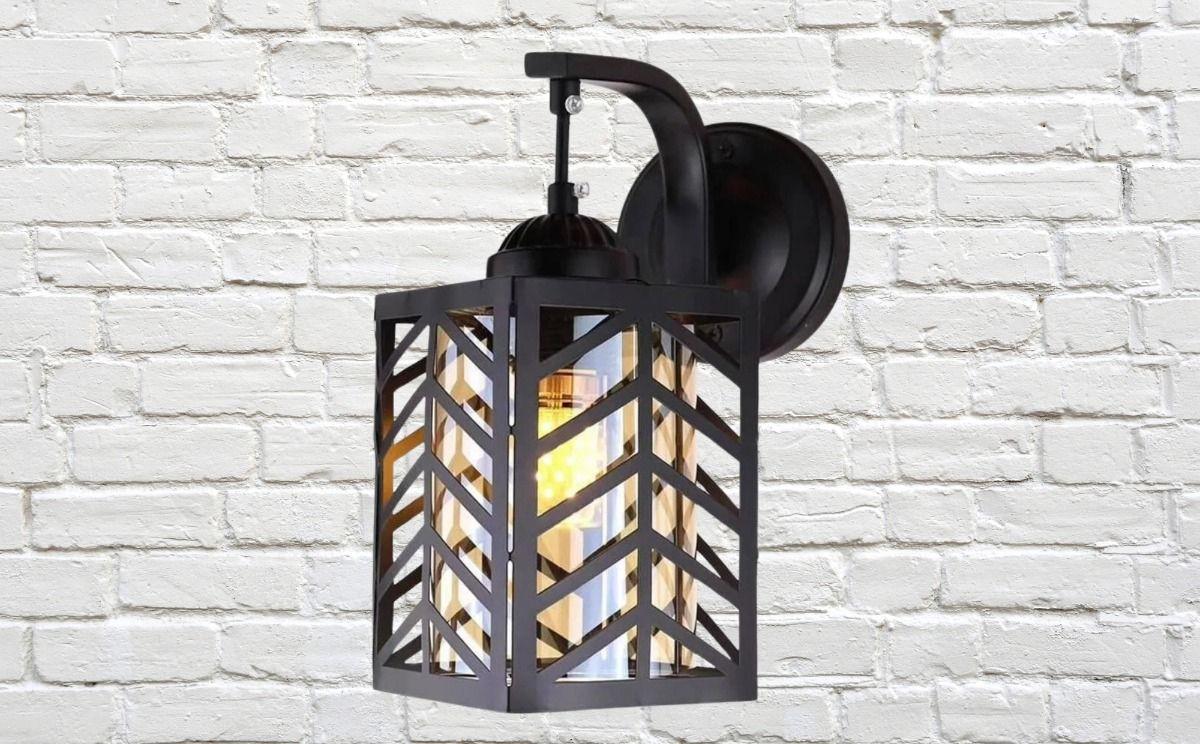 Lampara Techo Pared Jaula Hexagonal Moderna Hogar Lau-7