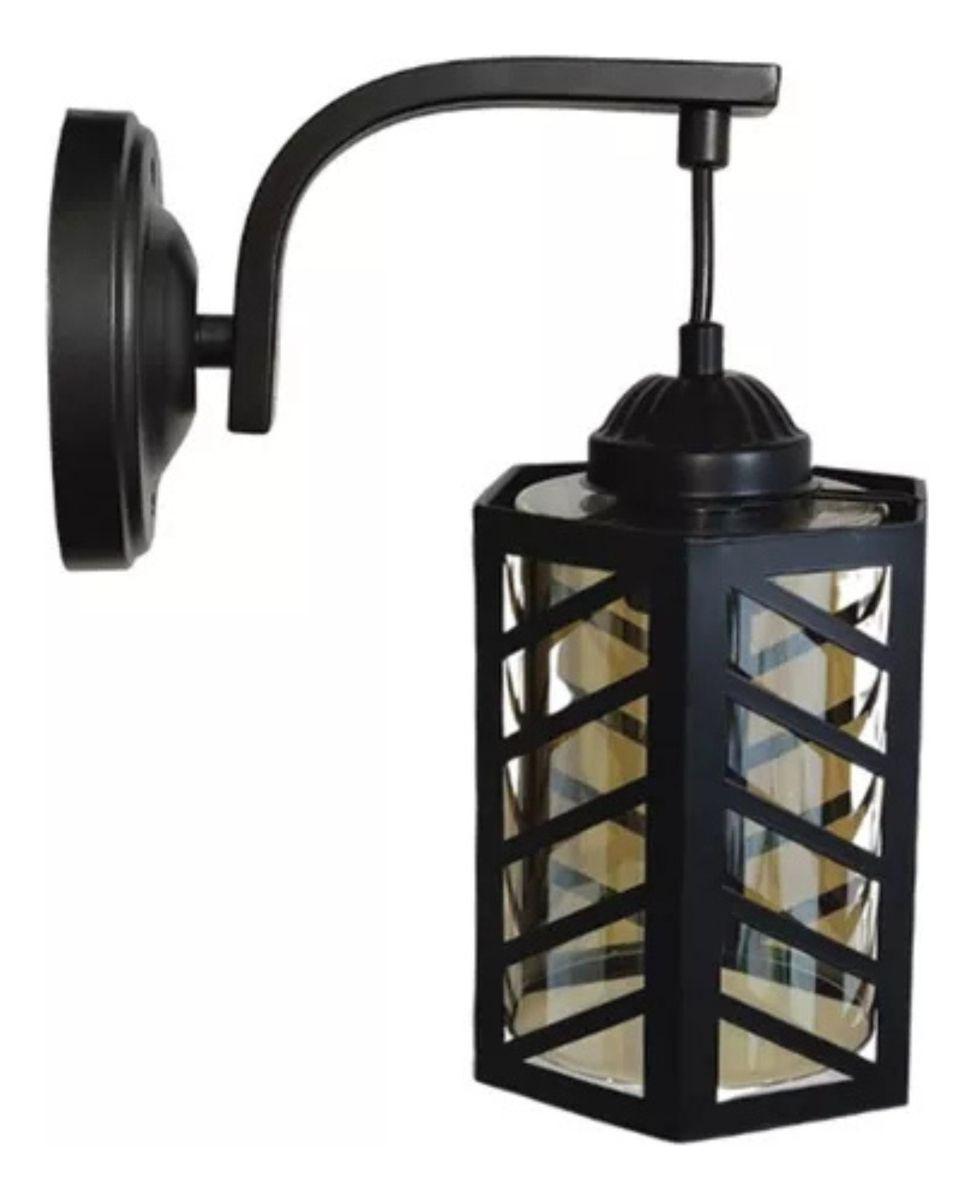 Lampara Techo Pared Jaula Hexagonal Moderna Hogar Lau-9