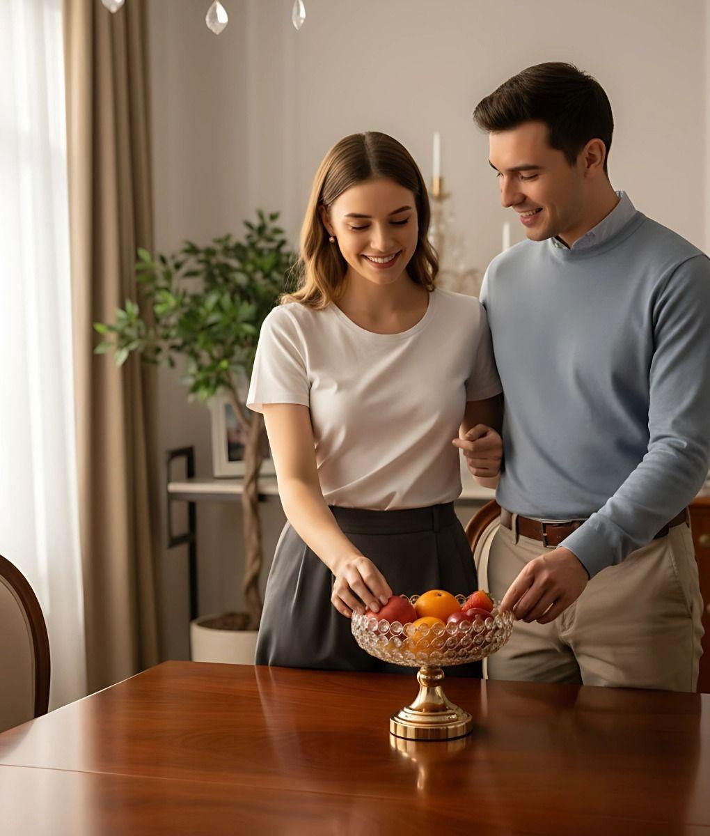 Frutero Multifuncional Decorativo Adorno Soporte Mesa Jhn-4