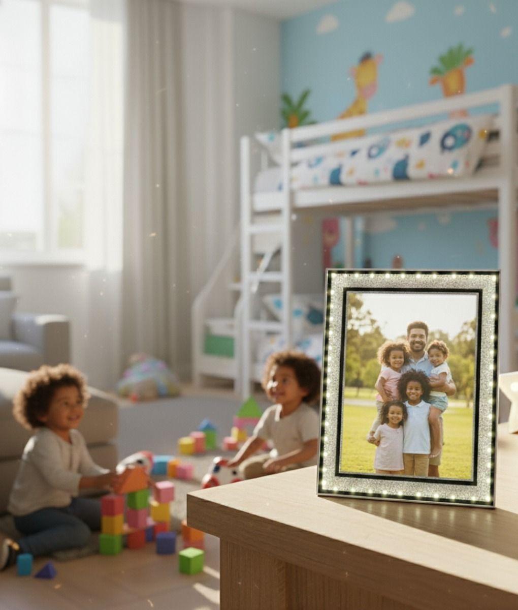 Marco Fotos Decorativo Elegante USB Adorno Hogar Jhn-3