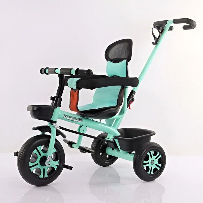 Triciclo Cochecito Moto 2 en 1 Sombrilla Ajustable Niño Lau-4