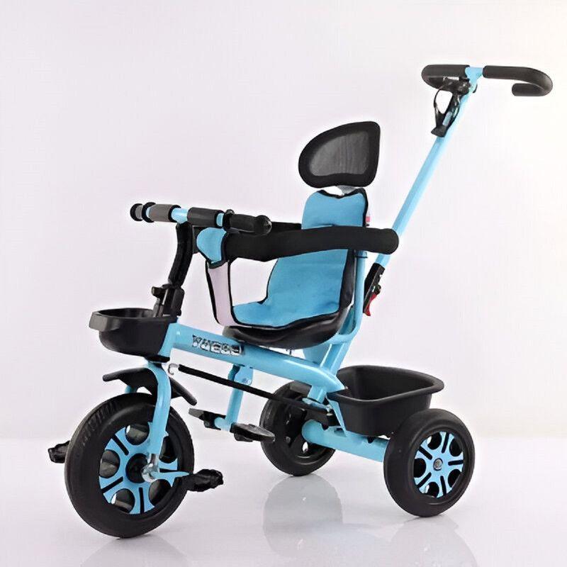 Triciclo Cochecito Moto 2 en 1 Sombrilla Ajustable Niño Lau-5
