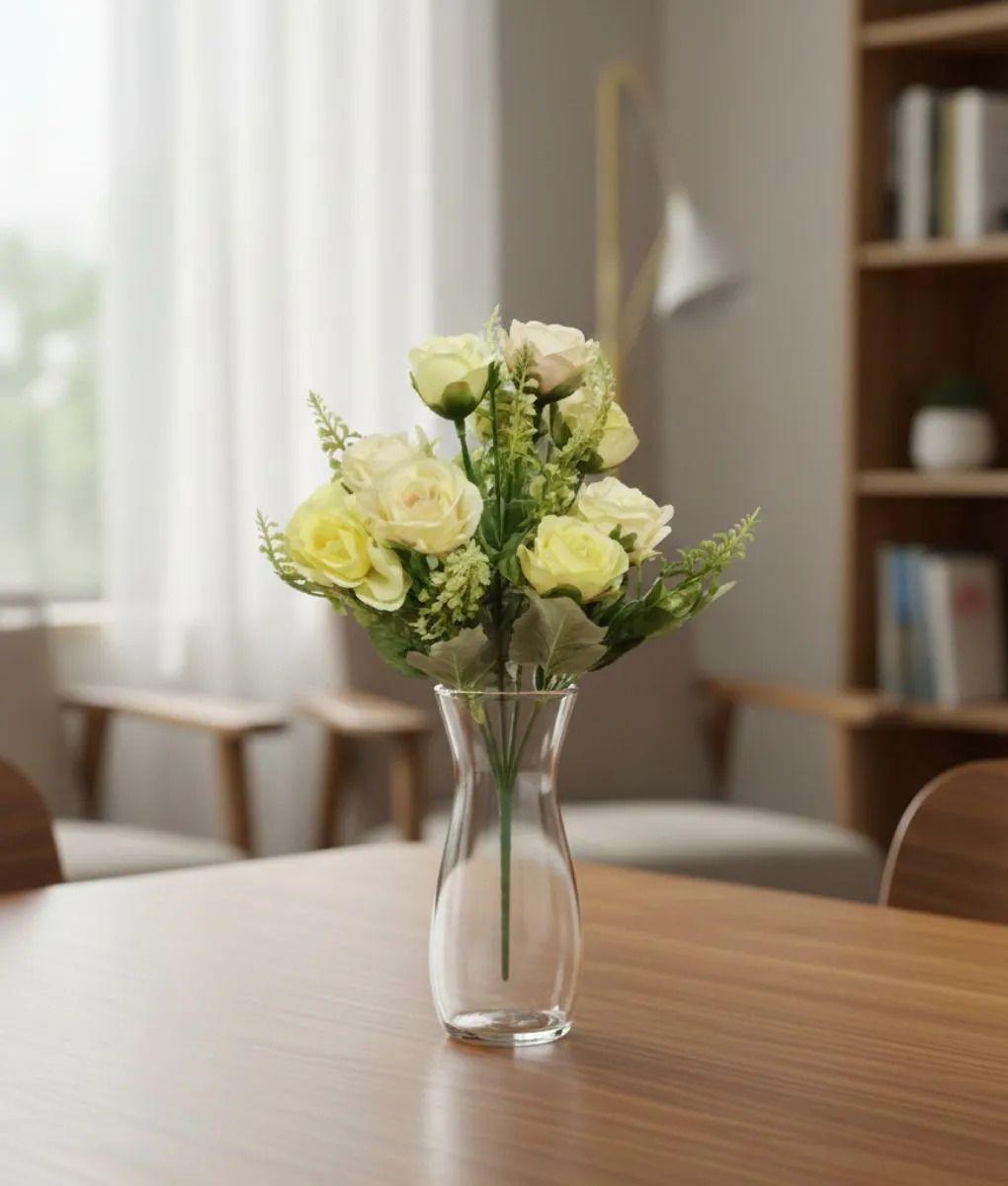 Set 4 Ramo Flores Artificiales Adorno Belleza Floral Jhn-9