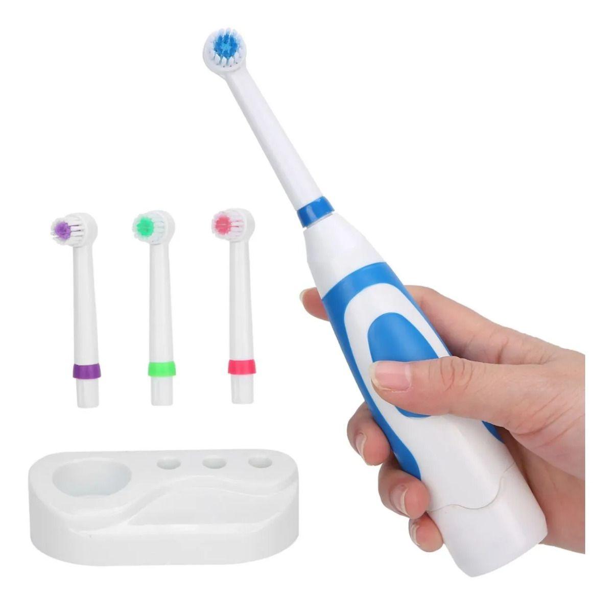 Cepillo Dental Eléctrico Portátil Pilas Cabezal Repuesto ALJ-1