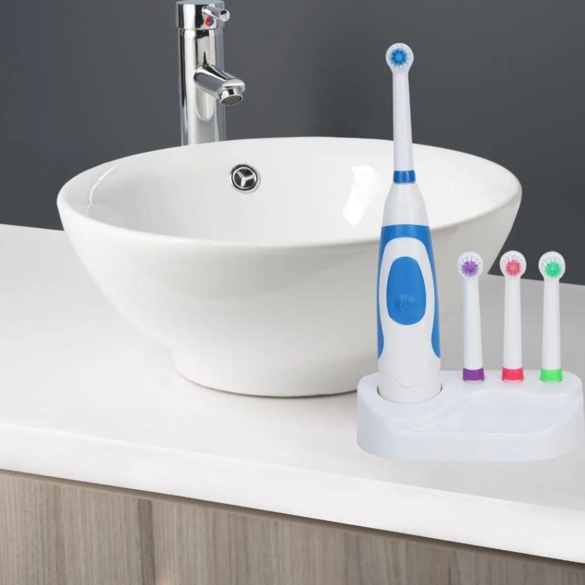Cepillo Dental Eléctrico Portátil Pilas Cabezal Repuesto ALJ-7