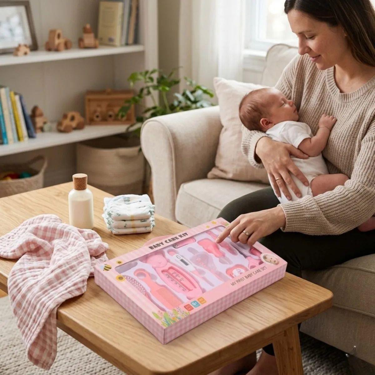 Kit Higiene Bebes Cortauñas Termómetro Aspirador Nasal ALJ-2