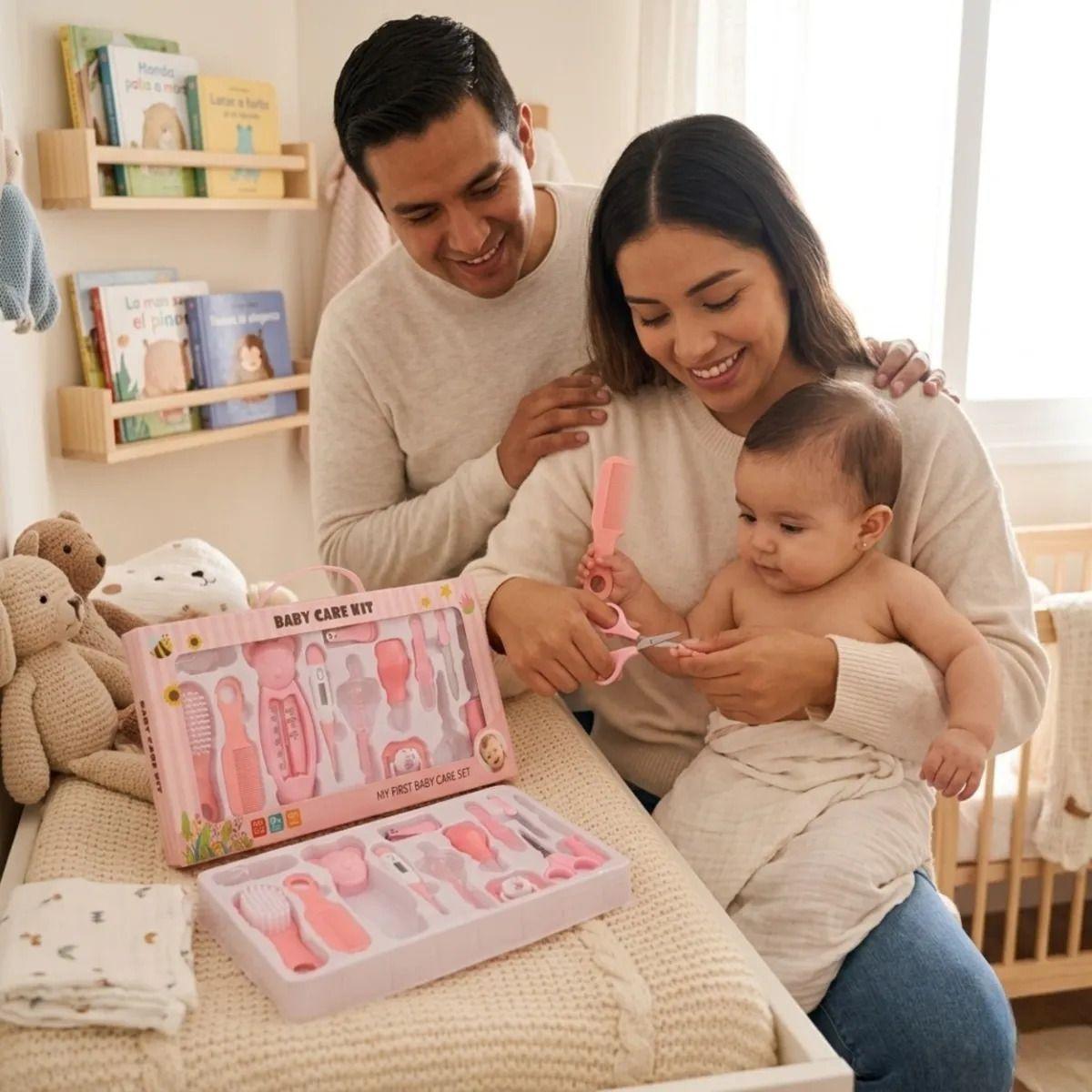 Kit Higiene Bebes Cortauñas Termómetro Aspirador Nasal ALJ-5