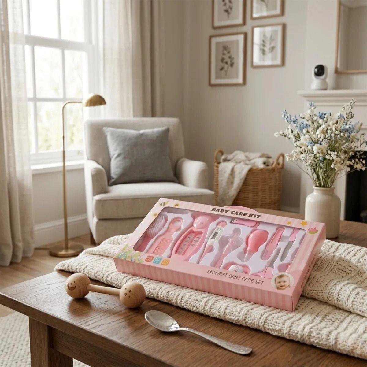 Kit Higiene Bebes Cortauñas Termómetro Aspirador Nasal ALJ-7