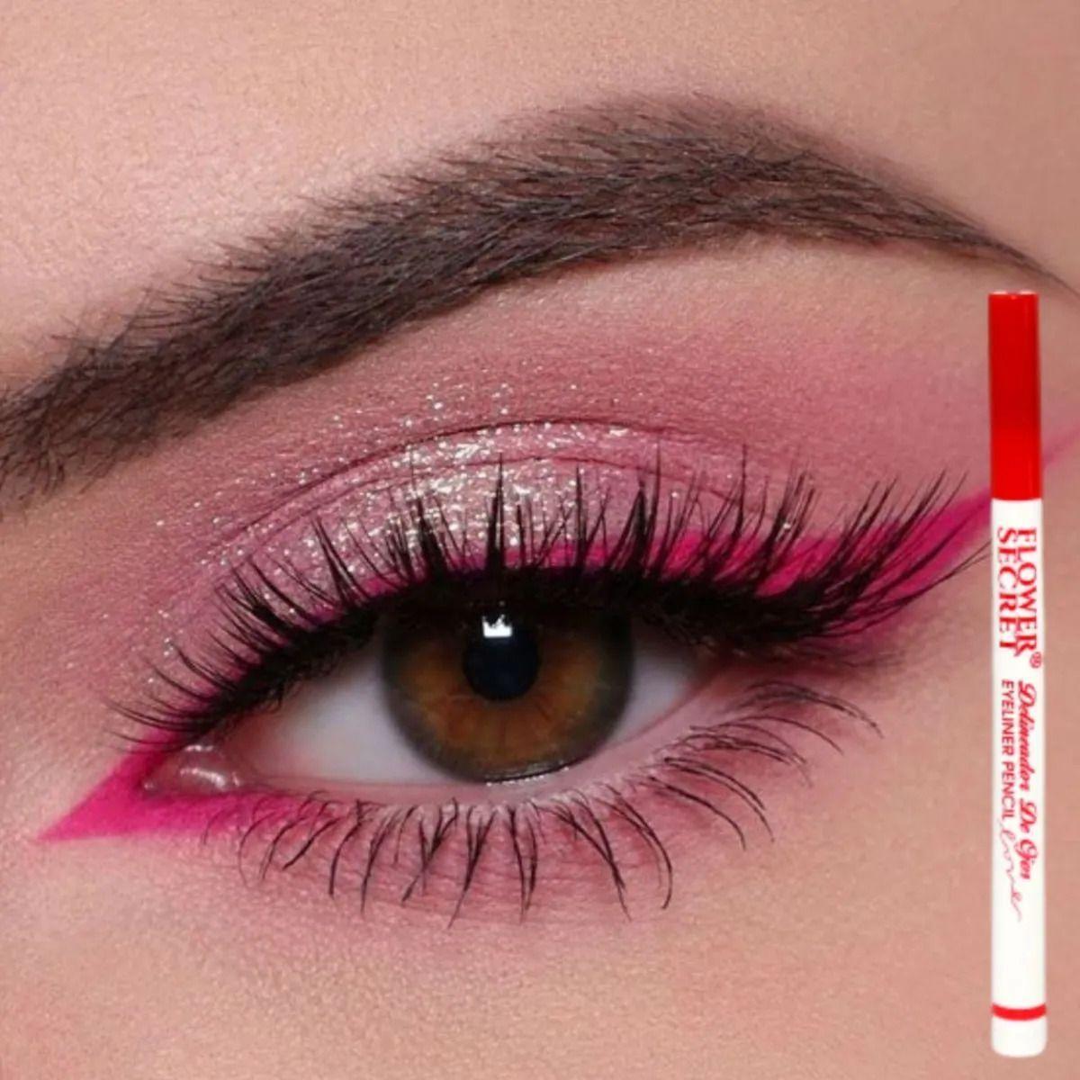 Set 5 Delineadores Ojos Colores Fantasía Larga Duración ALJ-6