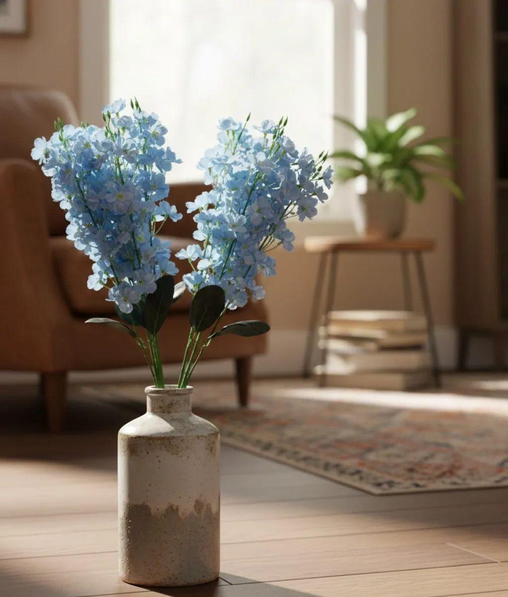 Set 2 Ramo Elegante Artificial Flores Decorativas Adorno Jhn-5