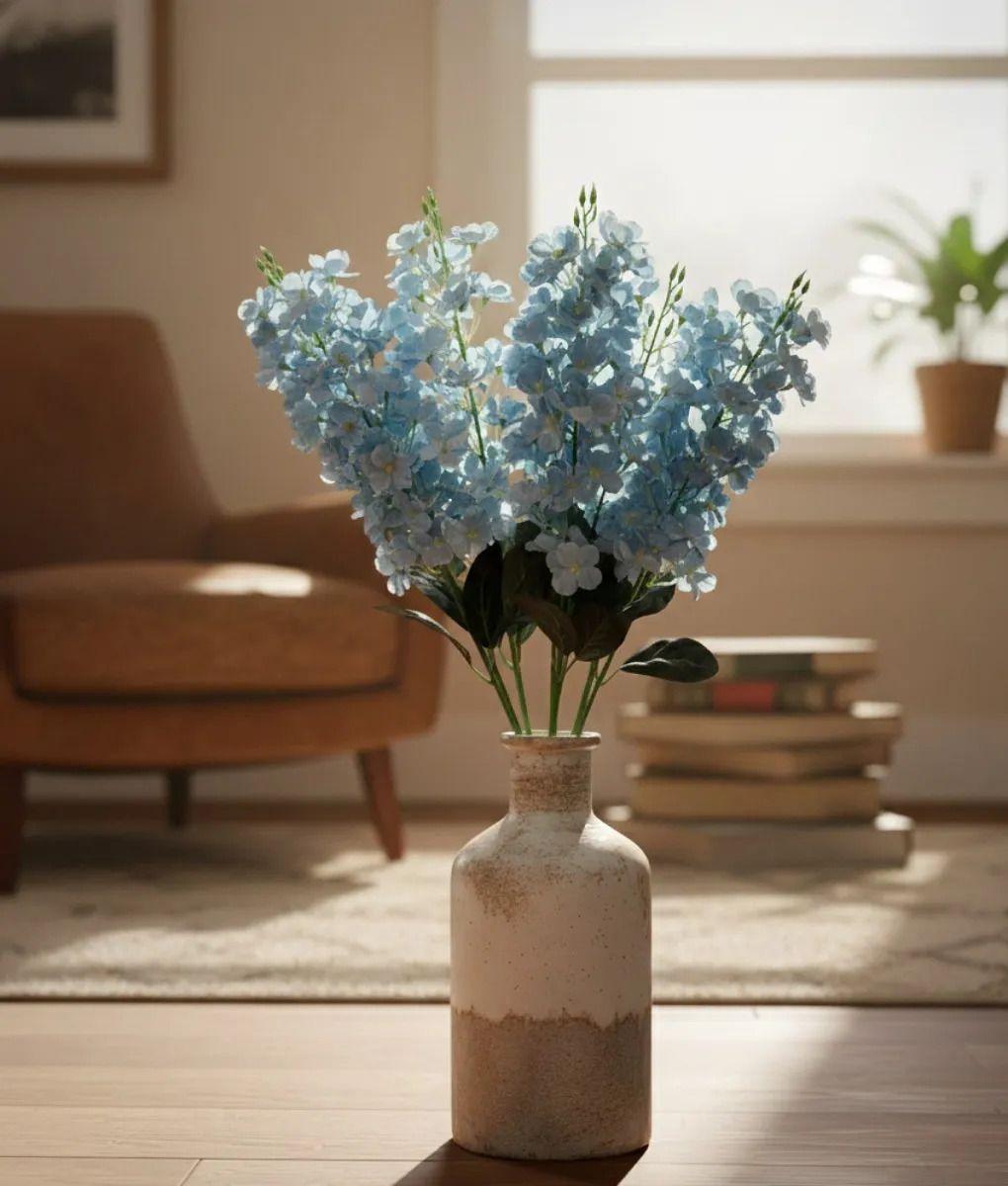 Set 2 Ramo Elegante Artificial Flores Decorativas Adorno Jhn-7