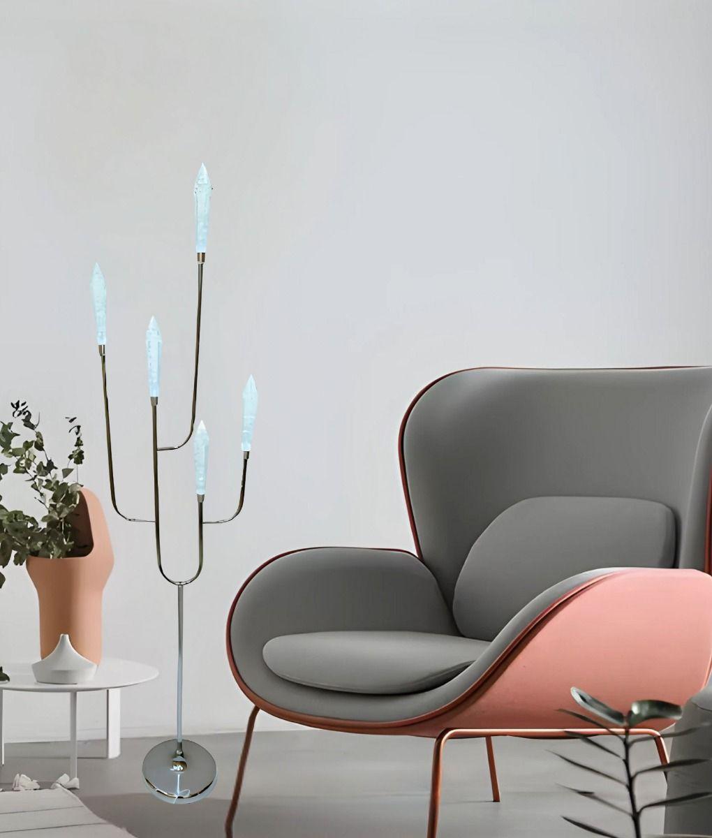 Lámpara Pie Decorativa Elegante Candelabro Moderno Jhn-5