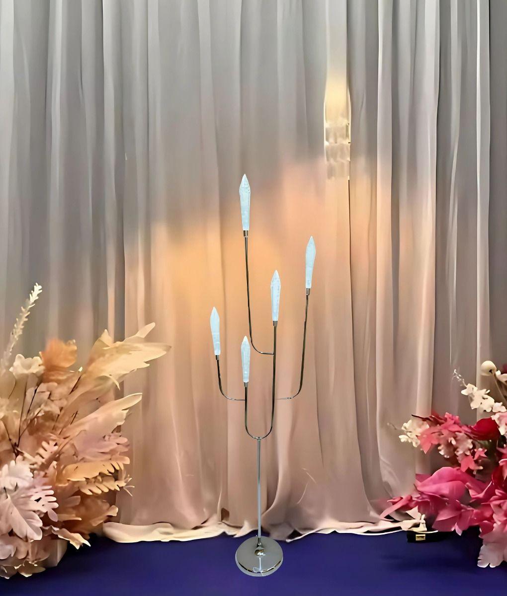 Lámpara Pie Decorativa Elegante Candelabro Moderno Jhn-6