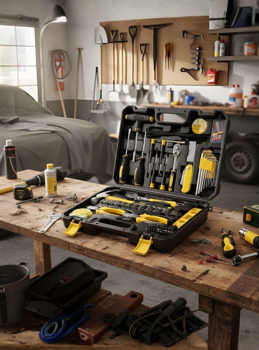 Kit Herramientas Mecánicas Manuales Combinadas Maletín Jhn-8