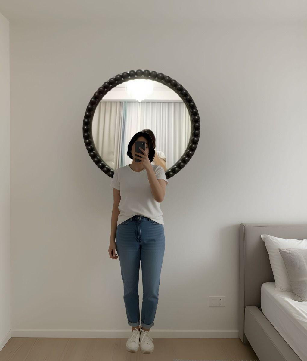 Espejo Decorativo Pared Diseño Burbujas Moderno Jhn-2