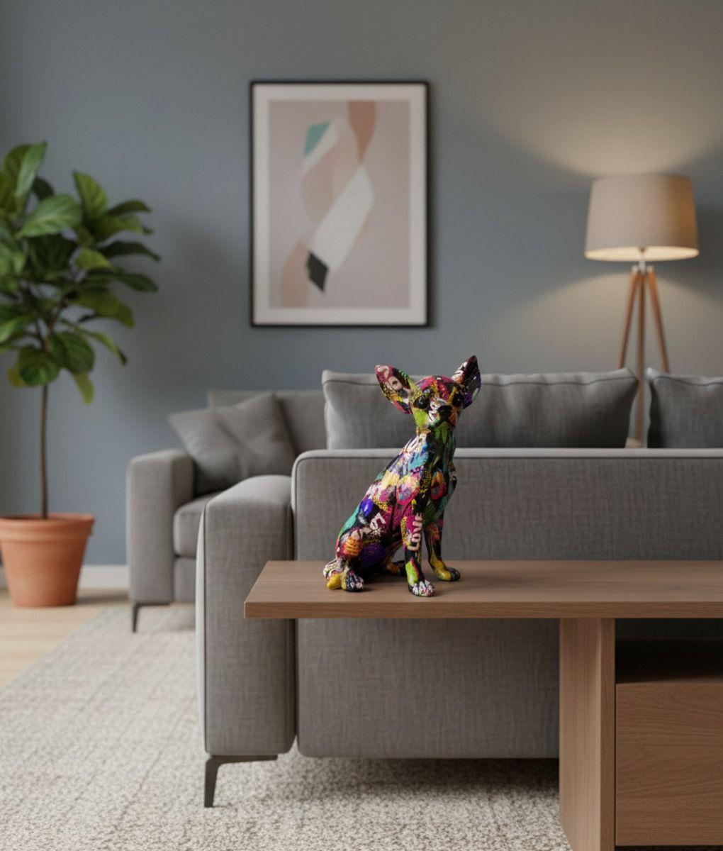 Estatua Decorativa Escultura Canina Perro Estilo Urbano Jhn-7