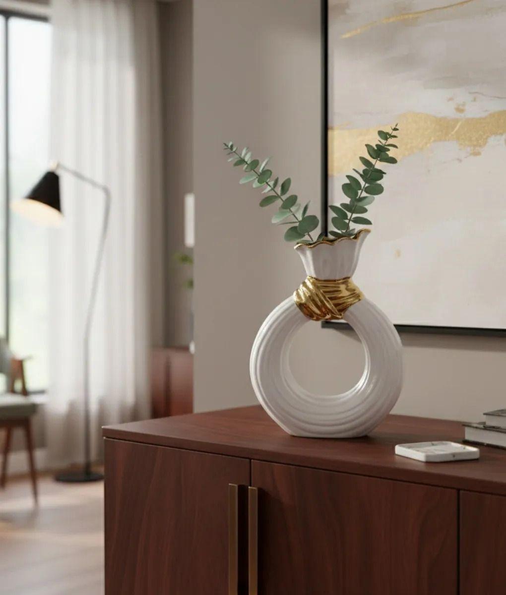 Florero Decorativo Jarrón Diseño Conceptual Atrevido Jhn -6