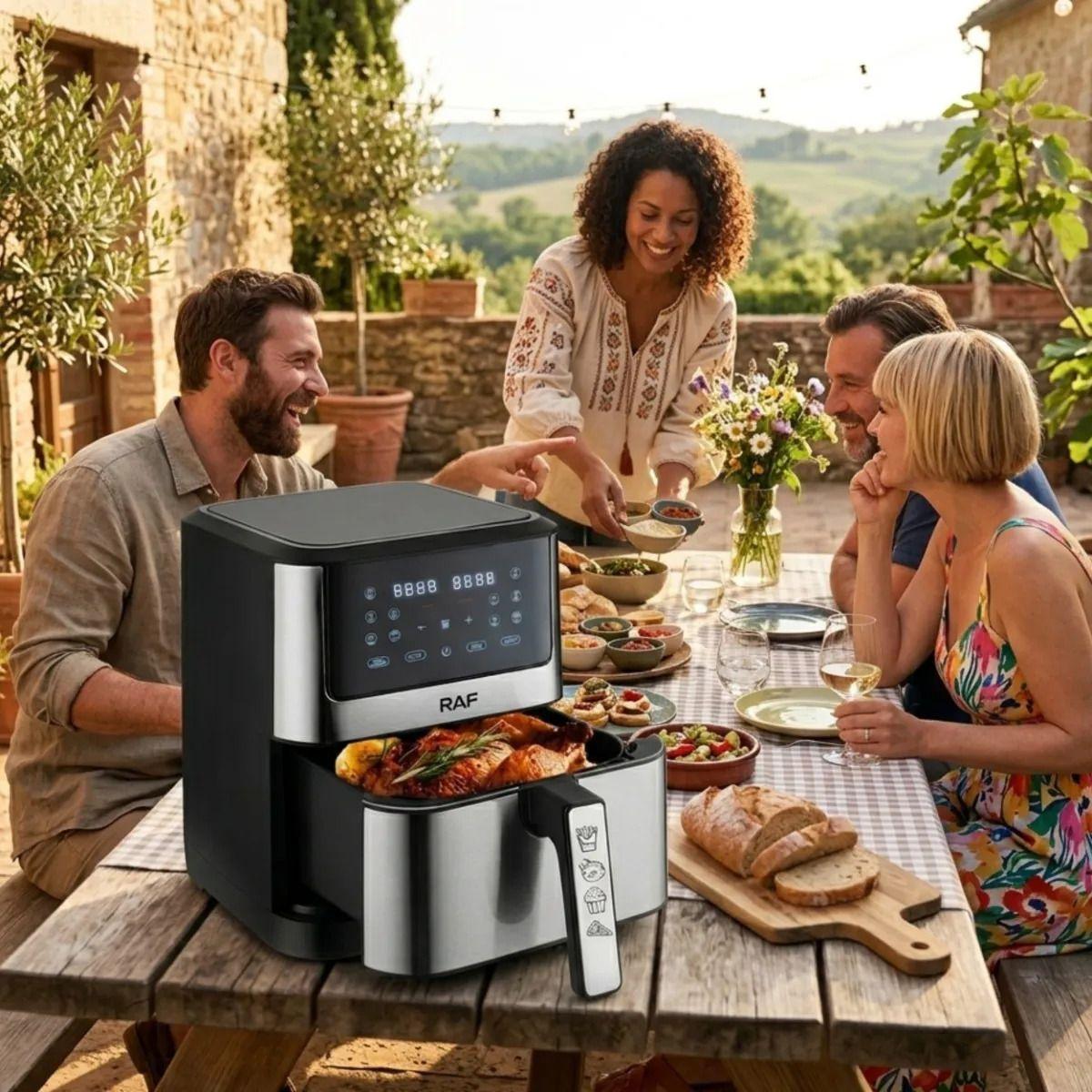 Freidora Aire Digital Multifunción Cocina Hogar Premium ALJ-8