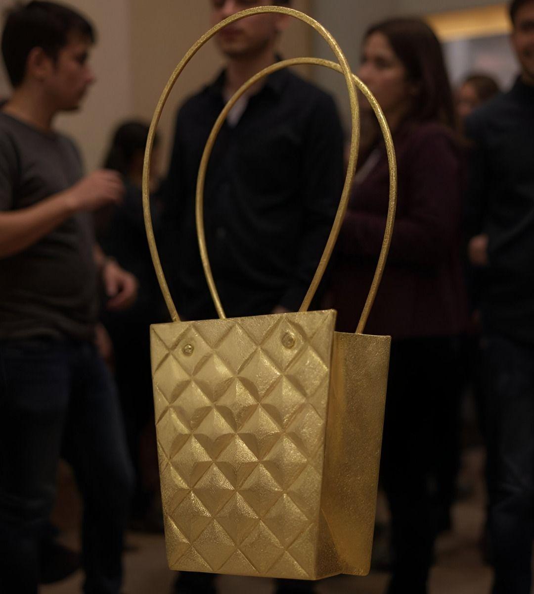 Bolsa Flores Regalo Trapezoidal Asa Creativa 10 Pieza Jhn-7