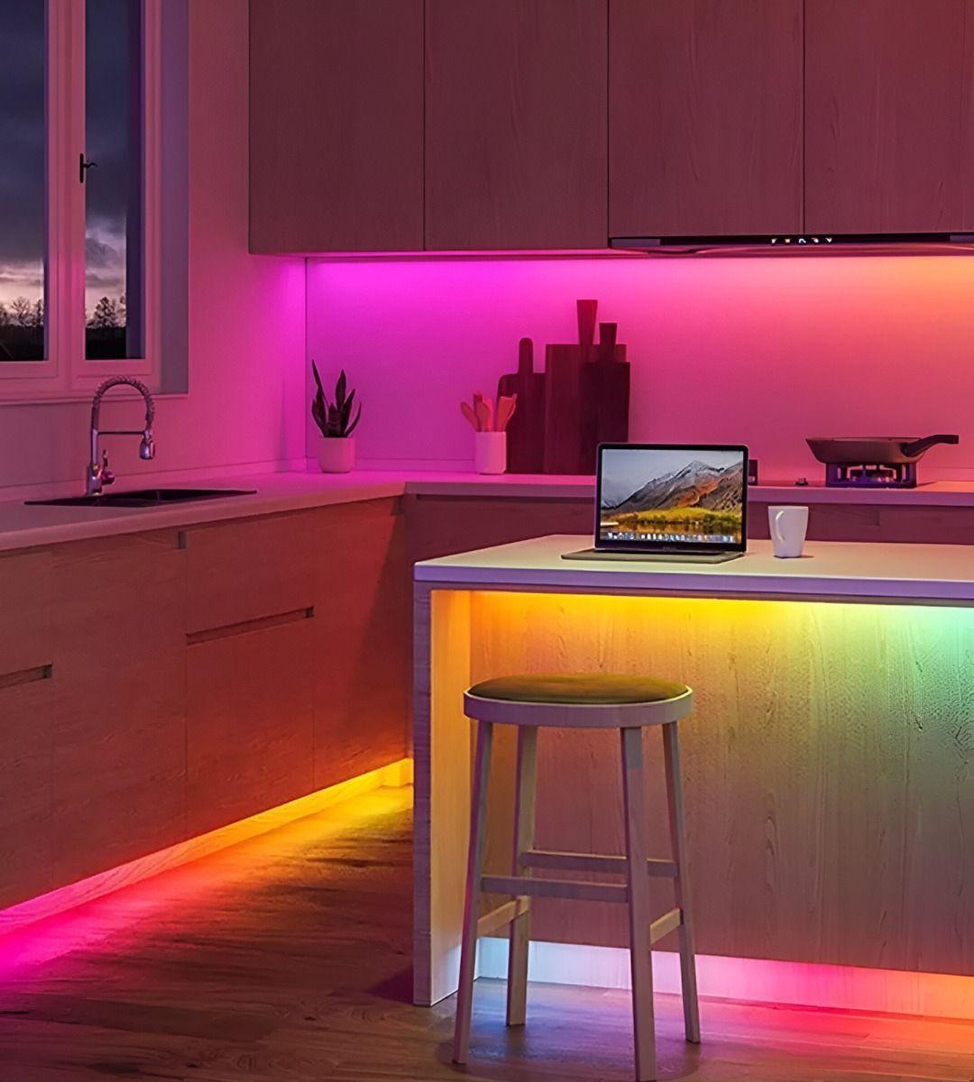 Tira Cinta Neon Flex Luz LED Decorativa RGB 10m Jhn-6