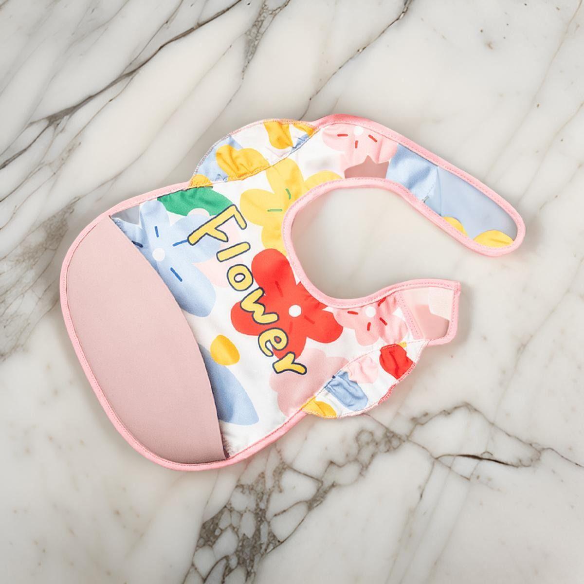 Set 2 Baberos Silicona Impermeable Bandeja Recolectara Lau-3