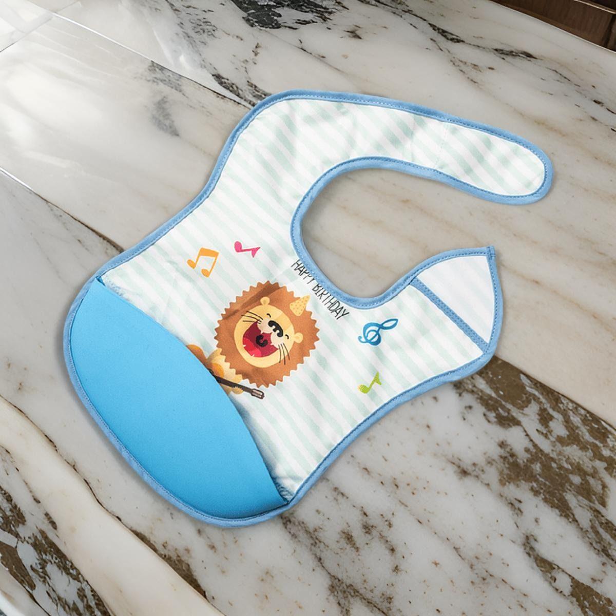 Set 2 Baberos Silicona Impermeable Bandeja Recolectara Lau-7