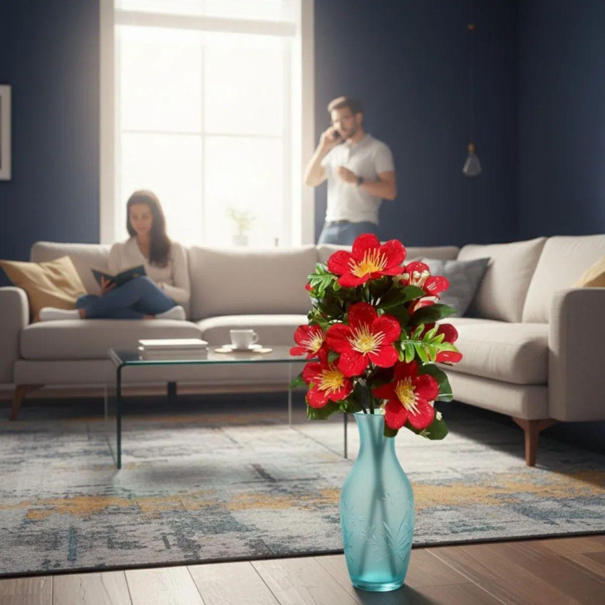 Set 3 Ramo Floral Artificial Elegante Vitalidad Infinita Jhn-3