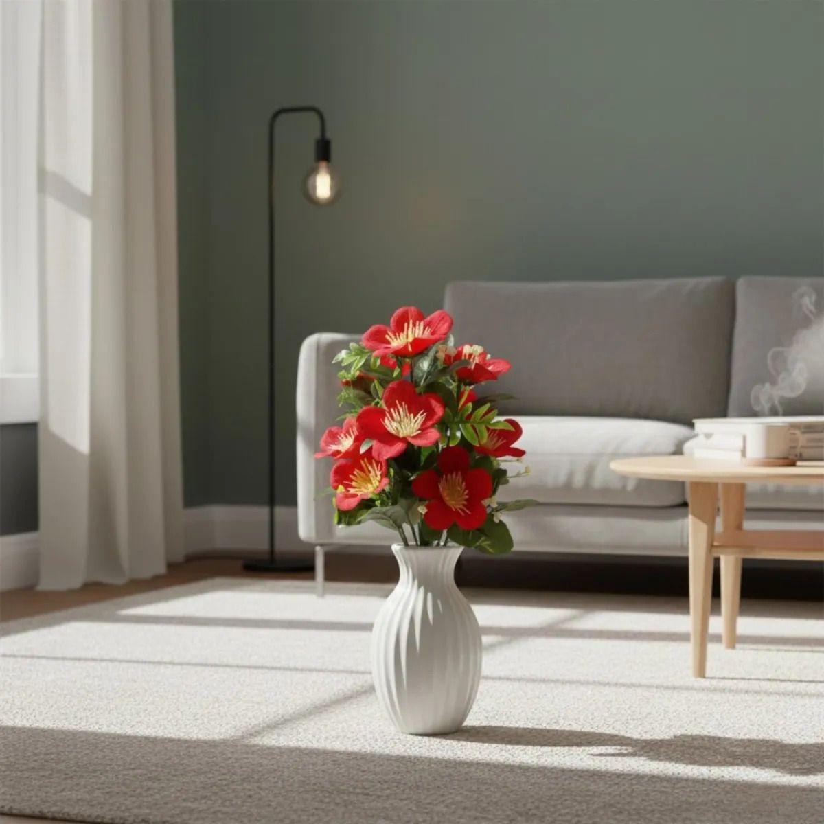 Set 3 Ramo Floral Artificial Elegante Vitalidad Infinita Jhn-8