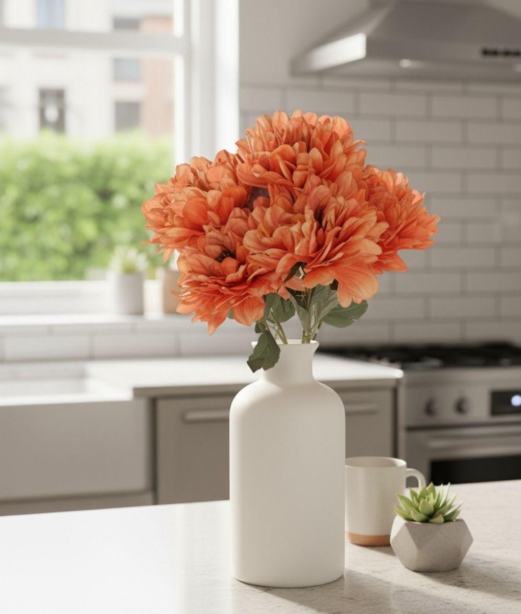 Flores Artificiales Ramo Decorativo Pétalos Capas Adorno Jhn-5