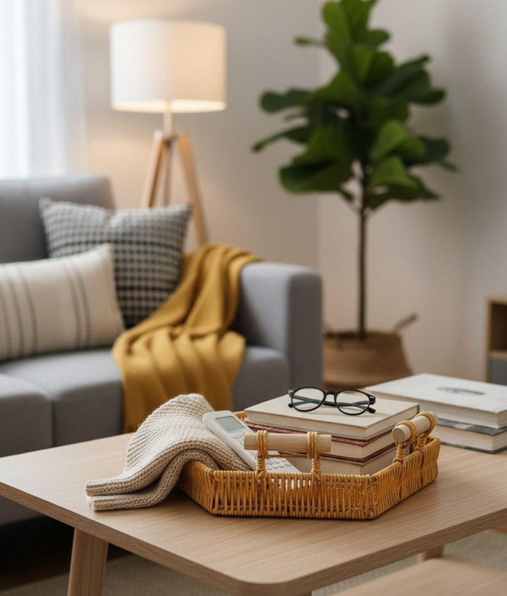 Set 3 Canastos Decorativos Cestas Apilables Naturales Jhn-6