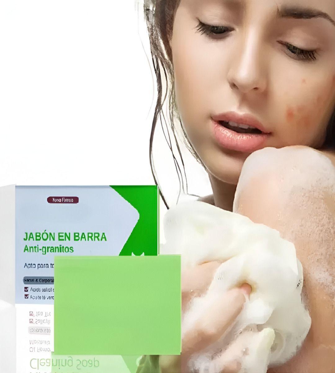 Set 4 Jabón Anti Acné Granos Espinillas Cara Cuerpo Jhn-4
