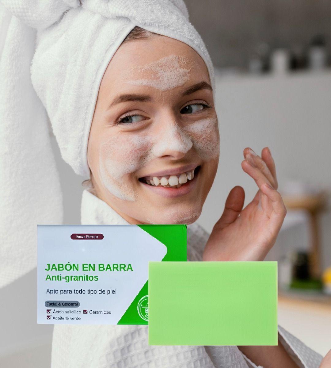 Set 4 Jabón Anti Acné Granos Espinillas Cara Cuerpo Jhn-5