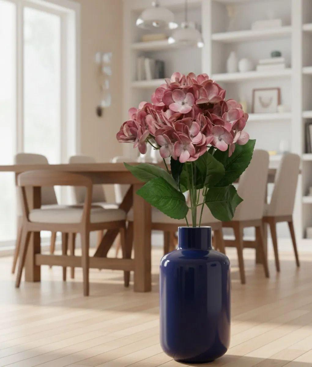 Ramo Decorativo Artificial Hortensias Adorno Floral Jhn-9