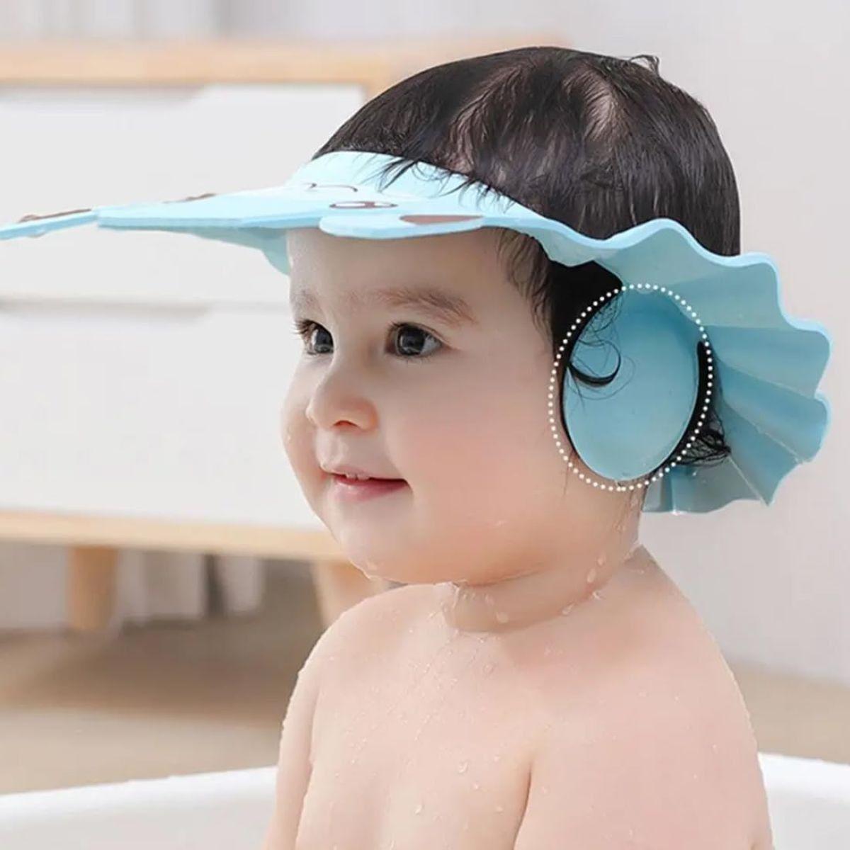 SET 4 VISERA GORRO DUCHA PROTECTOR AJUSTABLE NIÑOS LAU-2