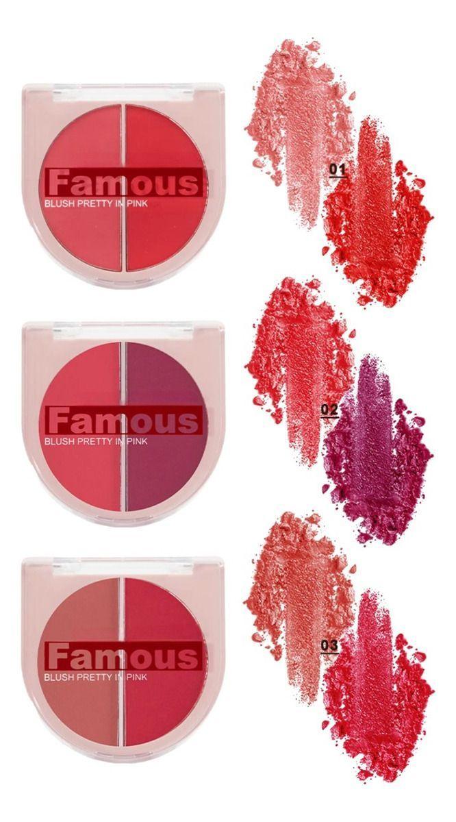 Set 3 Rubor Polvo 2 Tonos Luminosidad Rostro Jhn-2