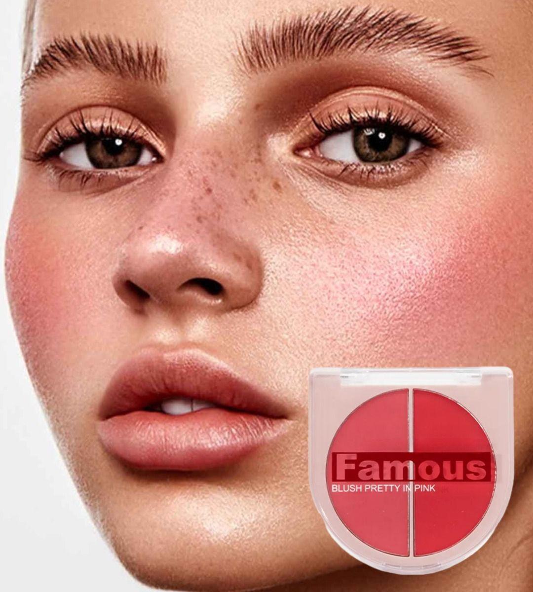 Set 3 Rubor Polvo 2 Tonos Luminosidad Rostro Jhn-7