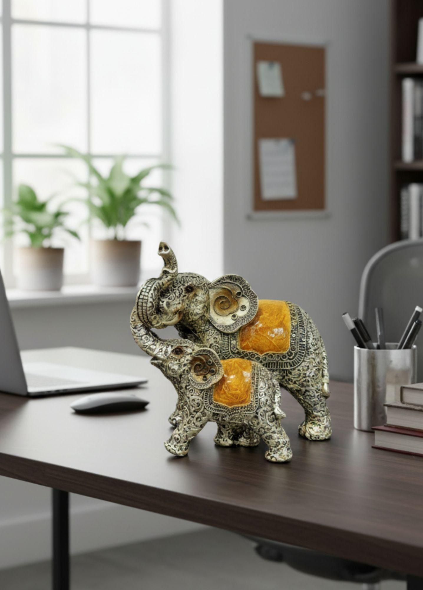 Figura Decorativa Elefante Vintage Adorno Estatua Jhn-3