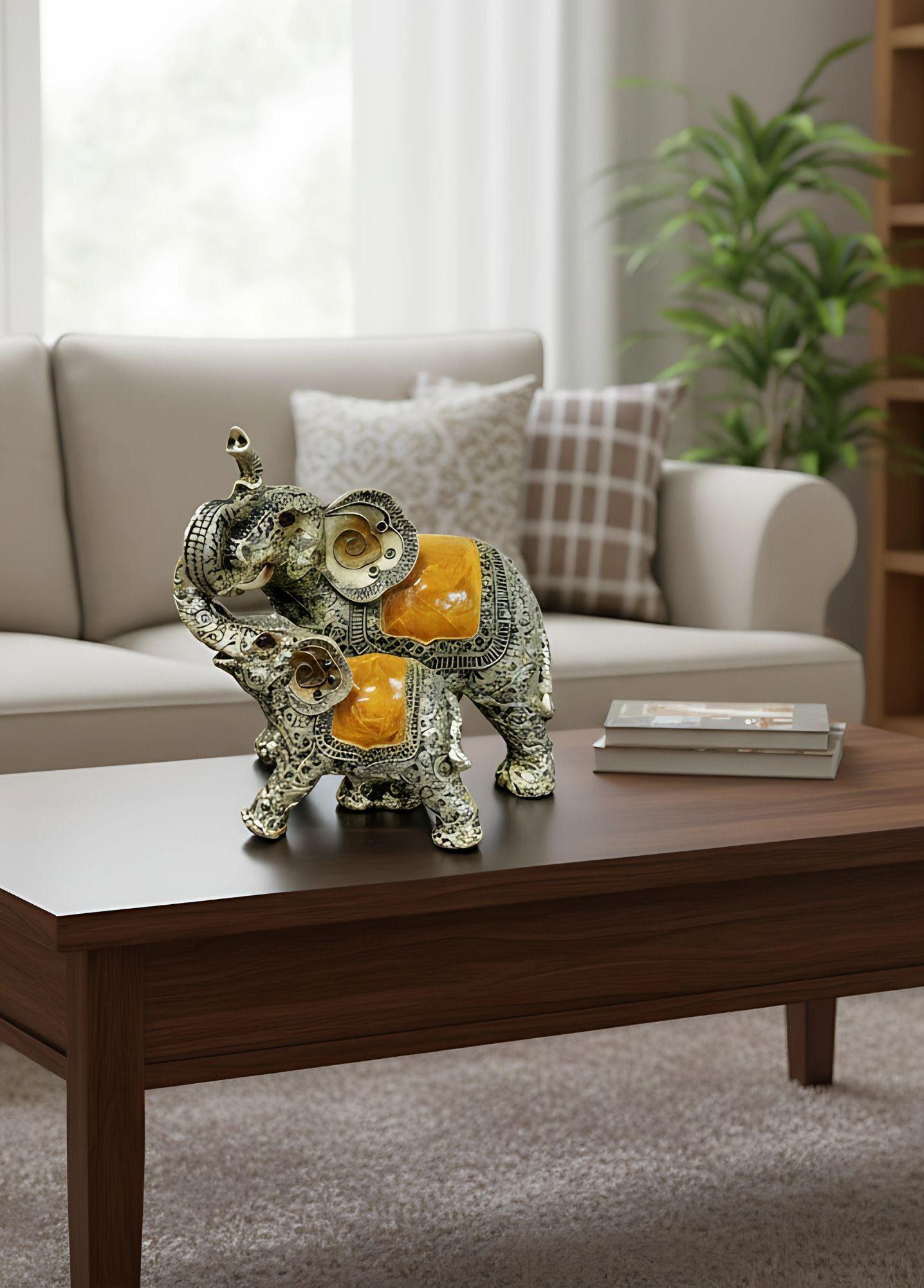 Figura Decorativa Elefante Vintage Adorno Estatua Jhn-5