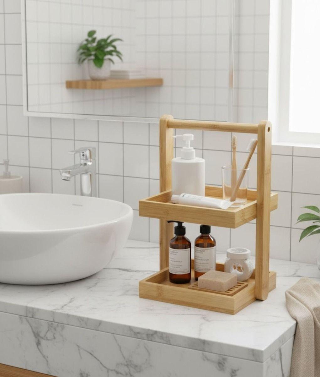 Bandeja Decorativa Organizador Versátil 2 Niveles Asa Jhn-8