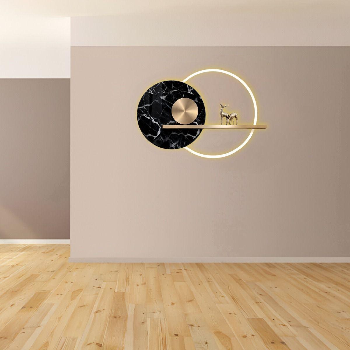 Aplique Pared Creativo Metal 3D LED Decorativo Paisaje Jhn-6